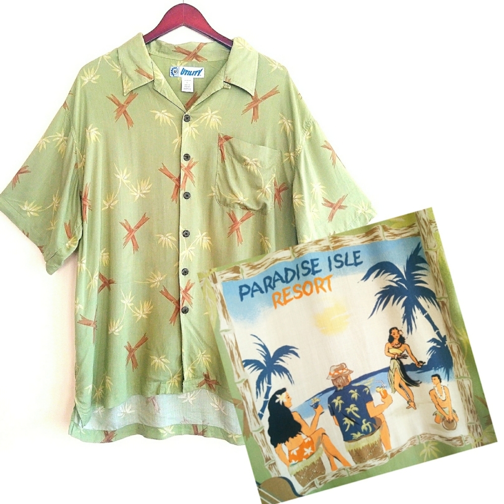 Vintage Hawaiian Short Sleeve Button Down Shirt